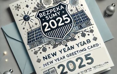 Вітання з Новим роком 2025 від Bezpeka Sumy