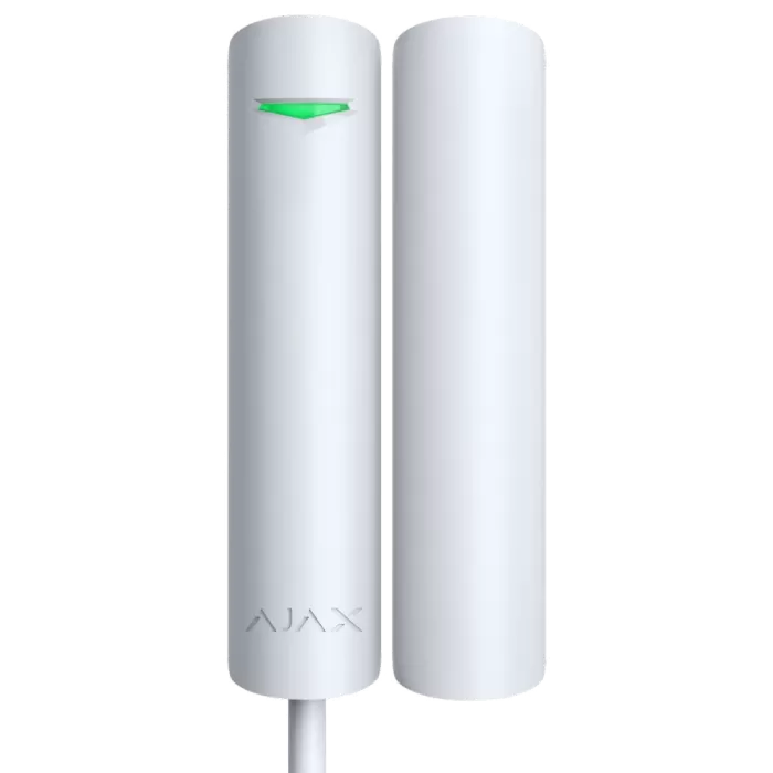 Ajax DoorProtect Plus Fibra white Дротовий магнітоконтактний сповіщувач